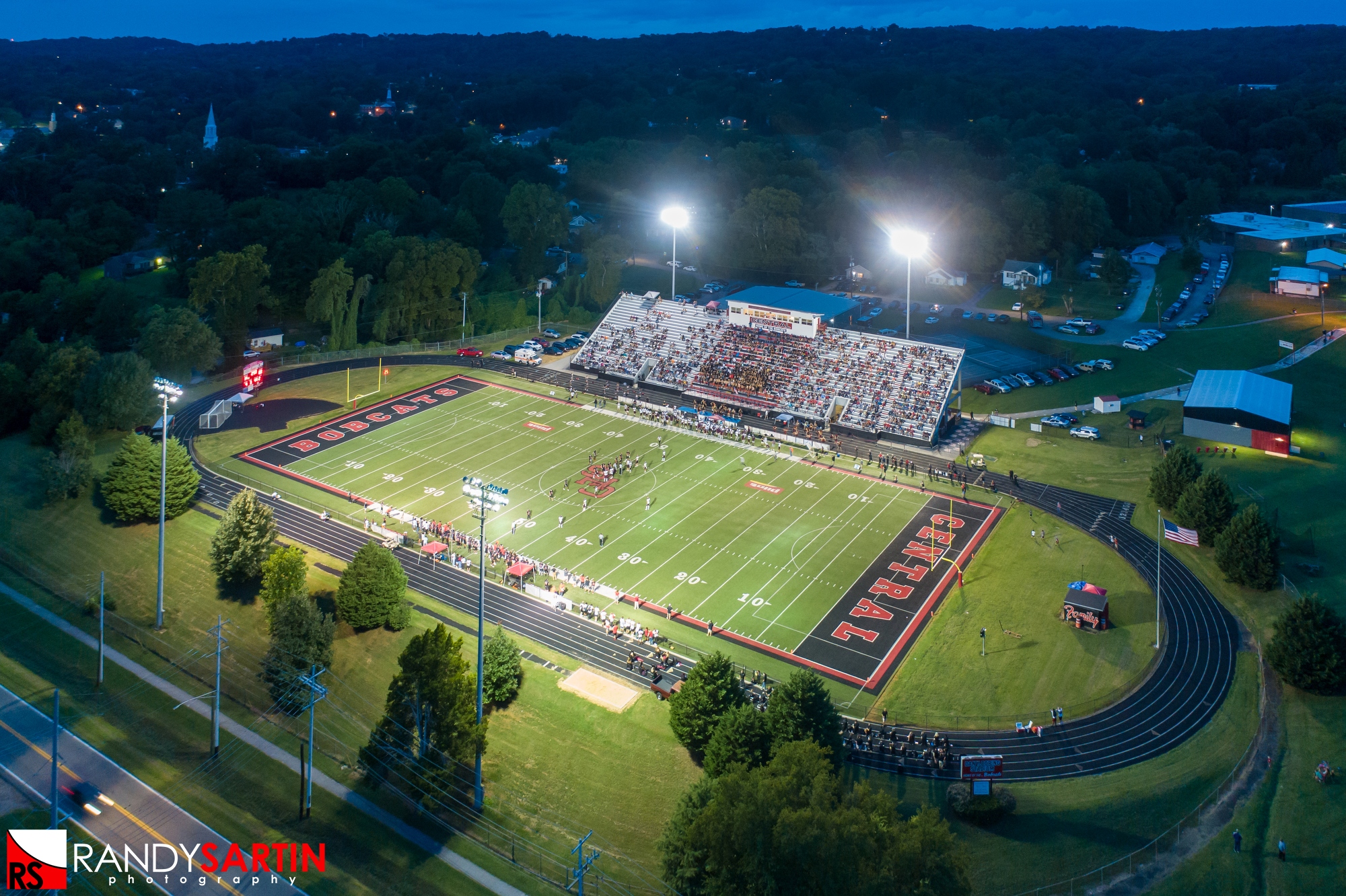 Knoxville Aerial Photographer | High School Football Drone Photos ...