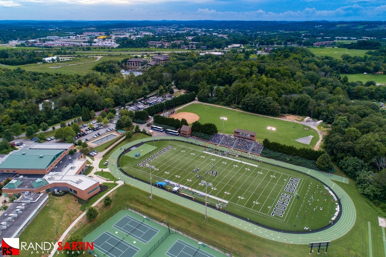 Knoxville Aerial Photographer | High School Football Drone Photos ...